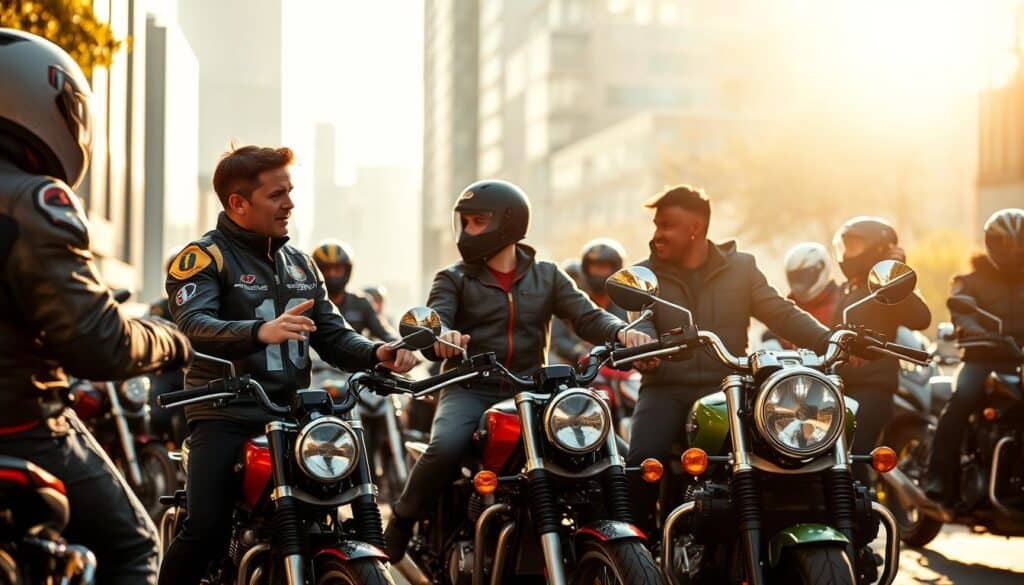 wsparcie dla motocyklistów